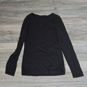 A New Day • Black Long Sleeve T Shirt, Size XS